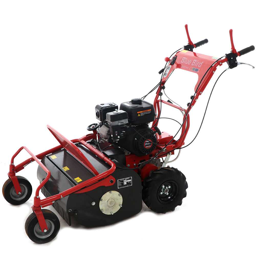 blue bird sg0812a hochgrasmäher mit hammerwerk motor loncin lc175f 2