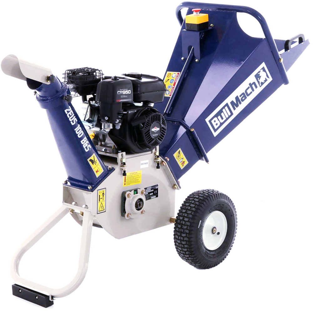 bullmach hercules 65 b&s benzin häcksler motor b&s cr950