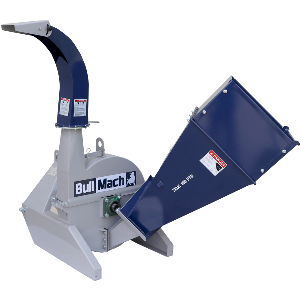 bullmach zeus 100 pto häcksler für traktor mit dreipunktaufnahme