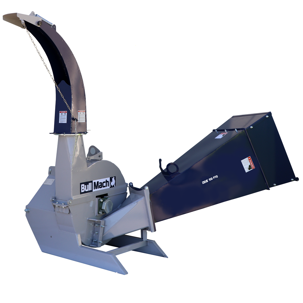 bullmach zeus 150 pto häcksler für traktoren mit dreipunktaufnahme