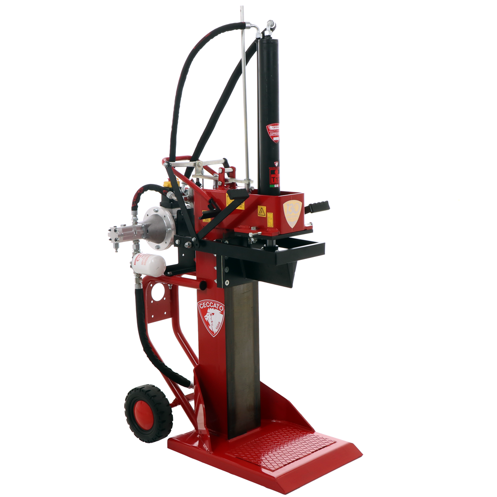 ceccato bull sple13t 650 holzspalter 400v stehend 13t spaltkraft kolbenhub 650 mm