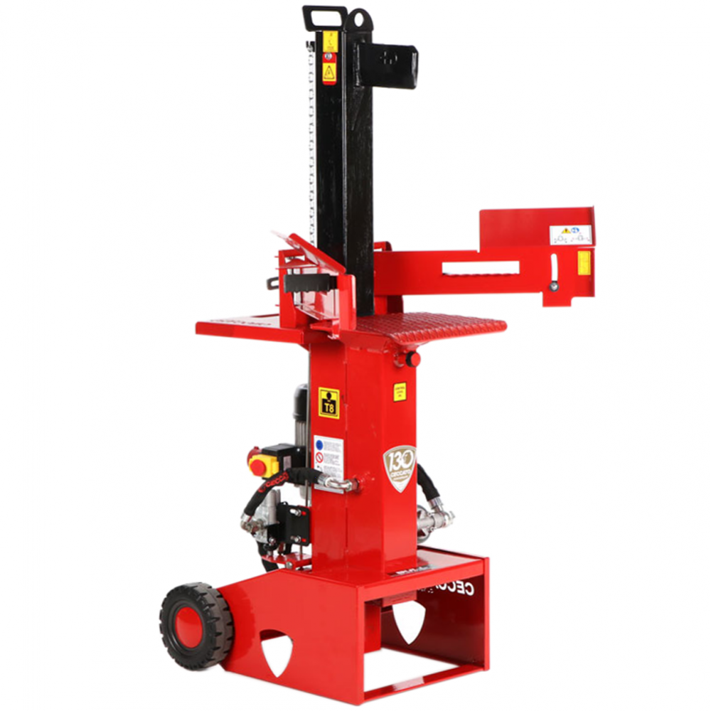 ceccato bull sple8t elektrischer holzspalter stehend 400v