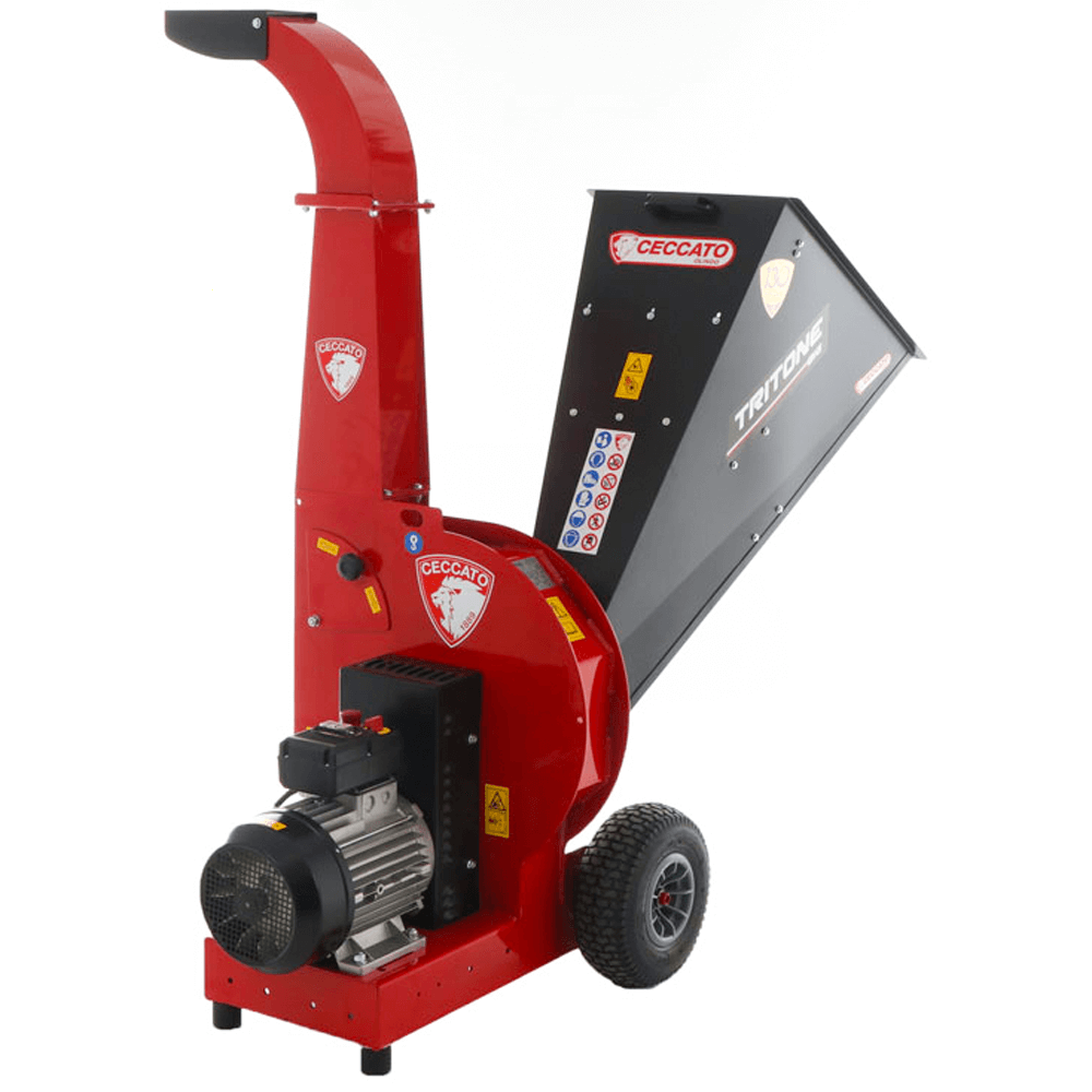 ceccato tritone big profi häcksler 400v mit messerscheibe und hämmern