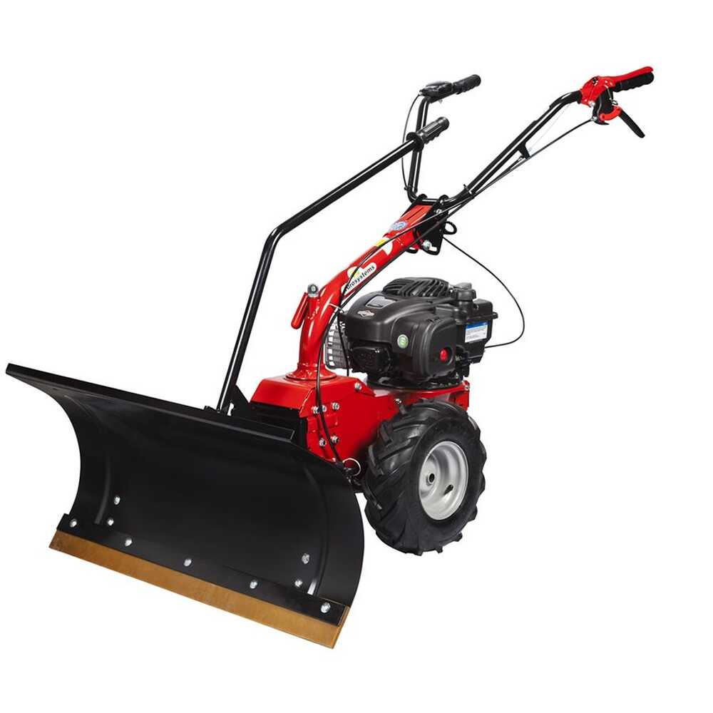 eurosystems m210 mehrzweckgerät mit schneeschild mit b&s 450 benzinmotor