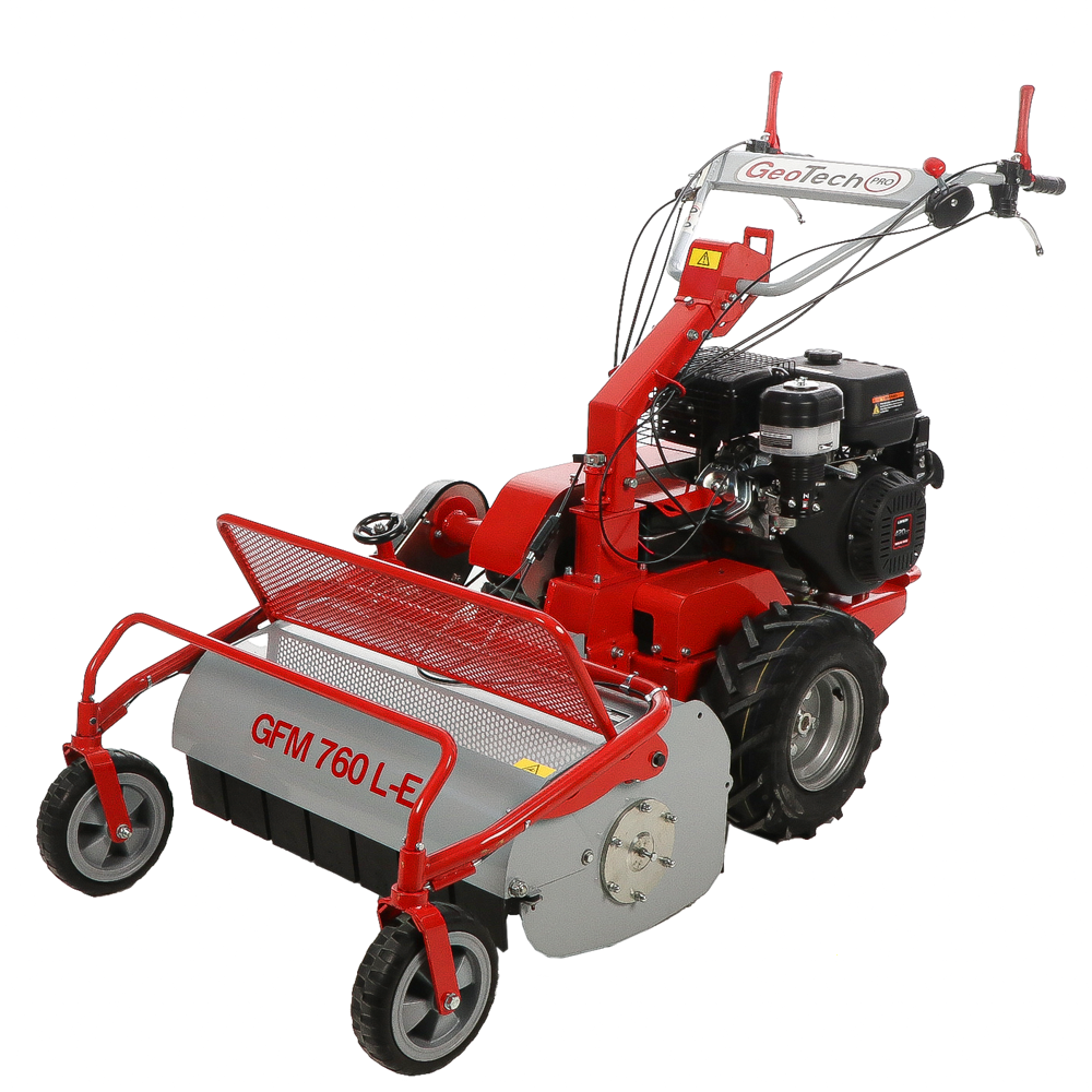 geotech pro gfm 760 l e hochgrasmäher mit hammerwerk loncin g420fd
