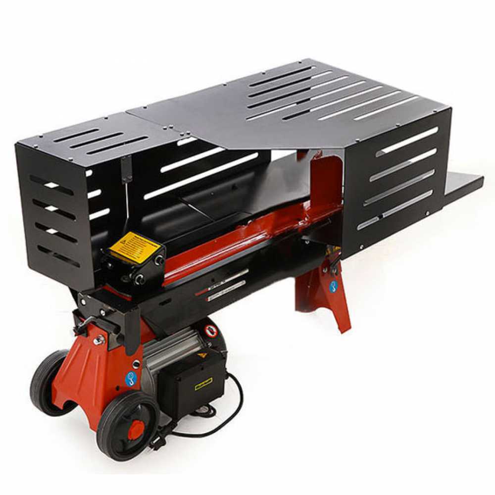 geotech sphe 5 liegender holzspalter mit elektromotor spaltkraft 5 t