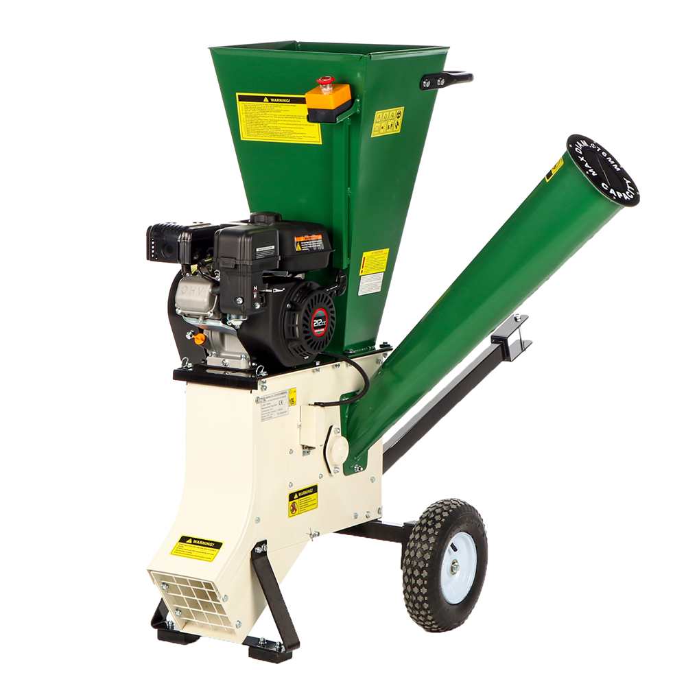 greenbay gb wdc 75 l häcksler mit benzinmotor loncin