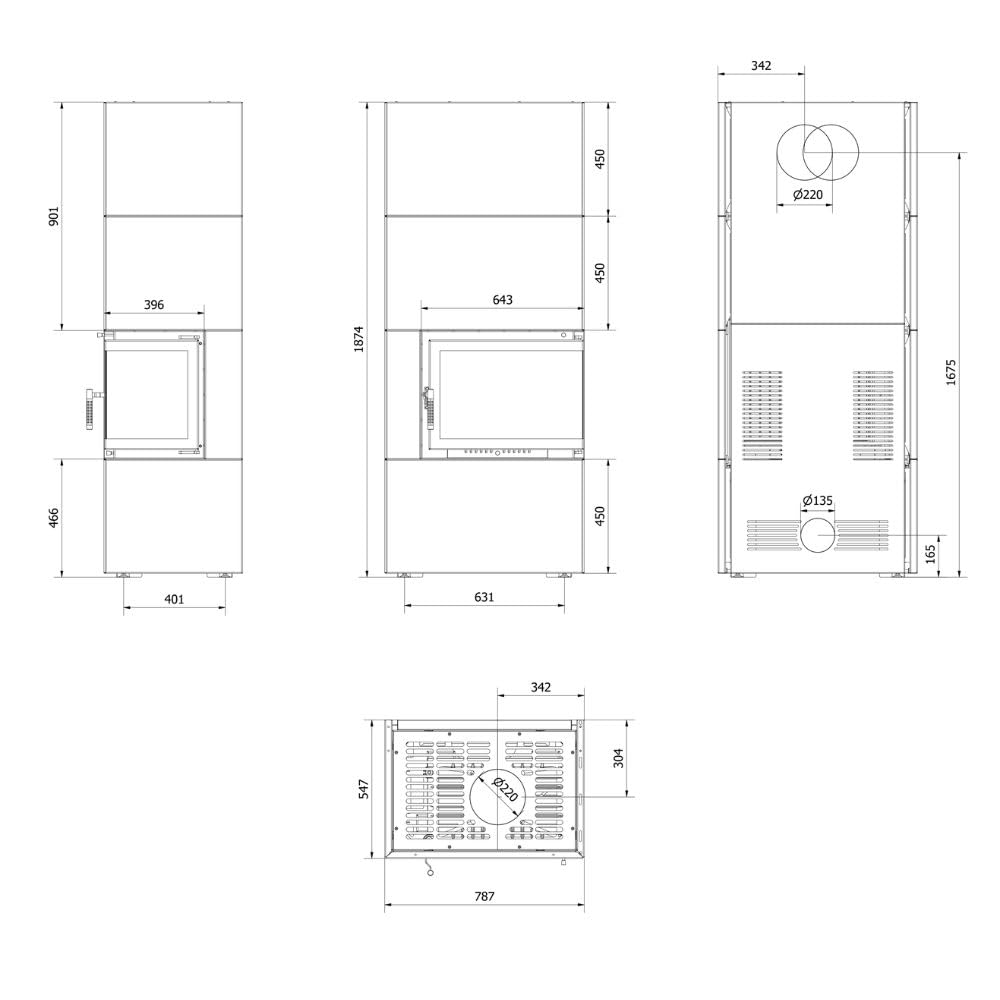 Kratki Home Simple Box Kamin-Ofen Stahl-Verkleidung weiß 2-Seitig Türanschlag rechts Fertig-Bausatz 8kw Bauart 2 200mm Agbasstutzen-Durchmesser BImSchV 2 Kratki Home Simple Box Kamin-Ofen Stahl-Verkleidung weiß 2-Seitig Türanschlag rechts Fertig-Bausatz 8kw Bauart 2 200mm Agbasstutzen-Durchmesser BImSchV 2