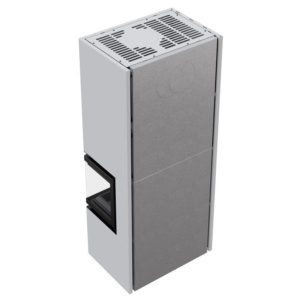 Kratki Home Simple Box Kamin-Ofen Stahl-Verkleidung weiß 2-Seitig Türanschlag rechts Fertig-Bausatz 8kw Bauart 2 200mm Agbasstutzen-Durchmesser BImSchV 2 Kratki Home Simple Box Kamin-Ofen Stahl-Verkleidung weiß 2-Seitig Türanschlag rechts Fertig-Bausatz 8kw Bauart 2 200mm Agbasstutzen-Durchmesser BImSchV 2