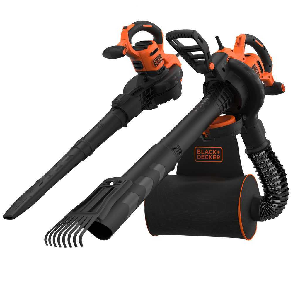 laubbläser, laubsauger black+decker beblv301 qs, 3 in 1