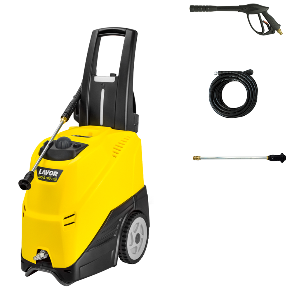 lavor rio r pro 1208 elektrischer heißwasser hochdruckreiniger messingpumpe